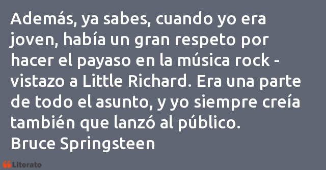 Frases de Bruce Springsteen