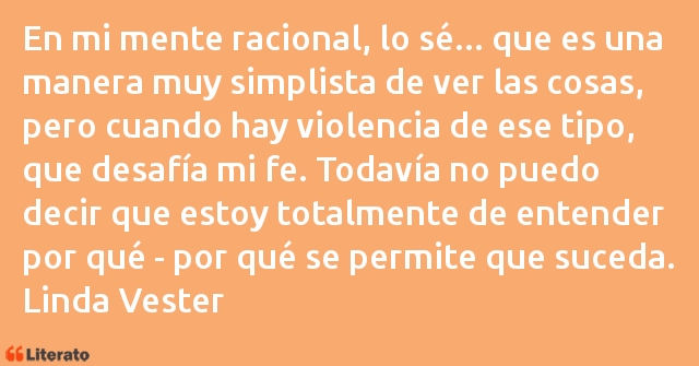 Frases de Linda Vester