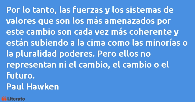 Frases de Paul Hawken