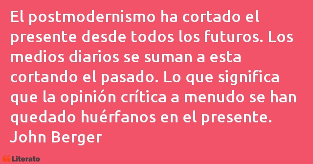 Frases de John Berger