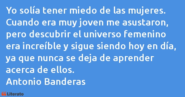 Frases de Antonio Banderas