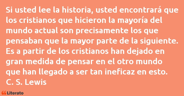 Frases de Clive Staples Lewis