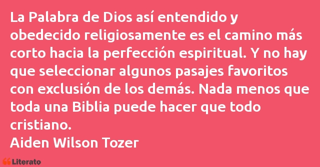 Frases de Aiden Wilson Tozer