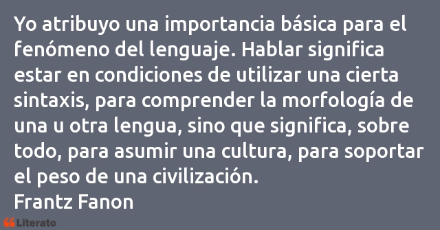 Frases de Frantz Fanon