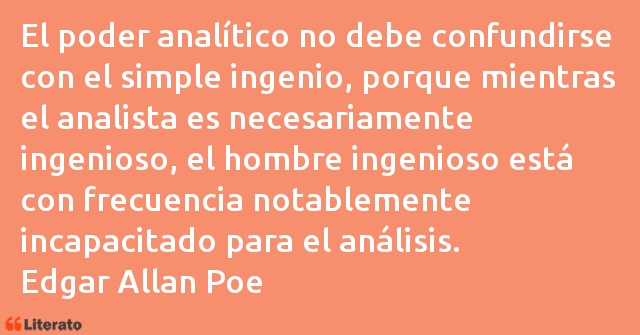 Frases de Edgar Allan Poe