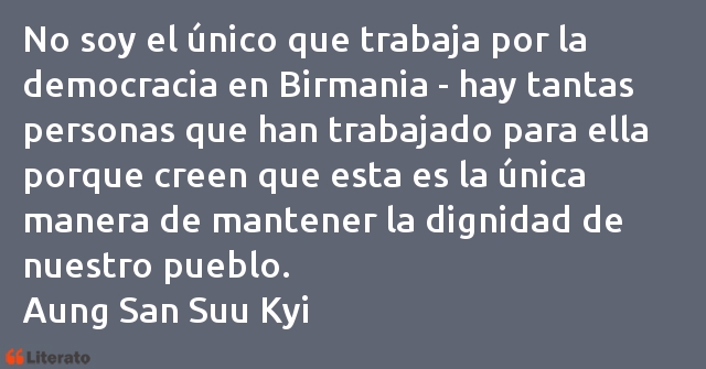 Frases de Aung San Suu Kyi