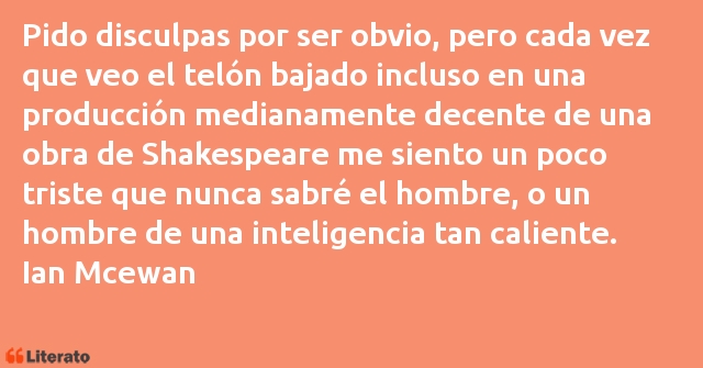 Frases de Ian Mcewan