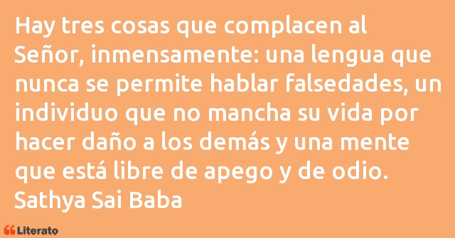 Frases de Sathya Sai Baba