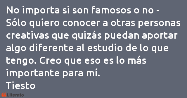 Frases de Tiesto