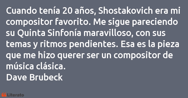 Frases de Dave Brubeck