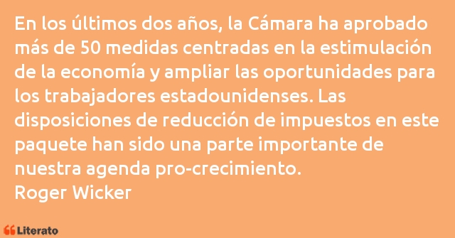 Frases de Roger Wicker