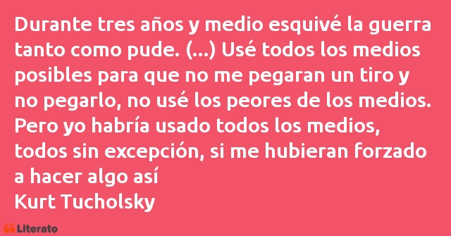 Frases de Kurt Tucholsky