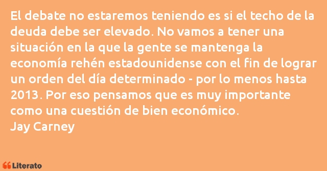 Frases de Jay Carney