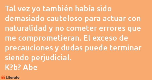 Frases de Kobo Abe