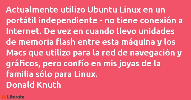 Frases de Donald Knuth