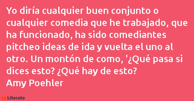 Frases de Amy Poehler