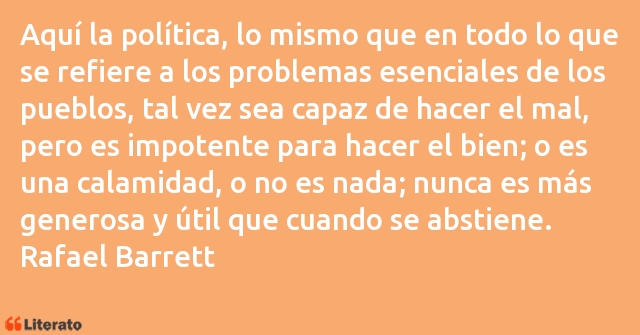 Frases de Rafael Barrett