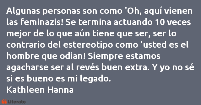 Frases de Kathleen Hanna