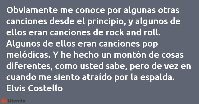 Frases de Elvis Costello