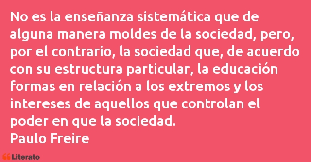 Frases de Paulo Freire