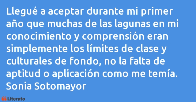 Frases de Sonia Sotomayor