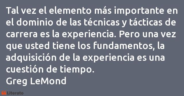 Frases de Greg LeMond