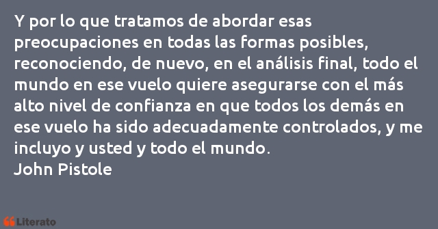 Frases de John Pistole