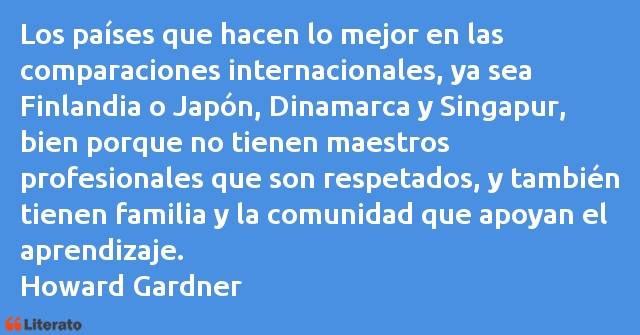 Frases de Howard Gardner