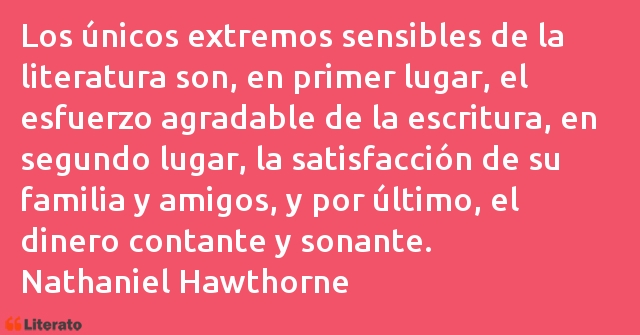 Frases de Nathaniel Hawthorne