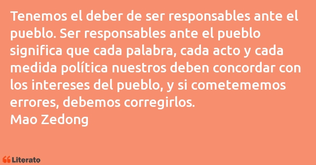 Frases de Mao Zedong