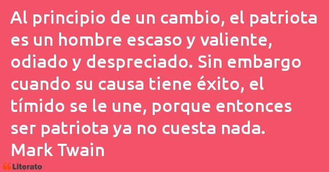 Frases de Mark Twain