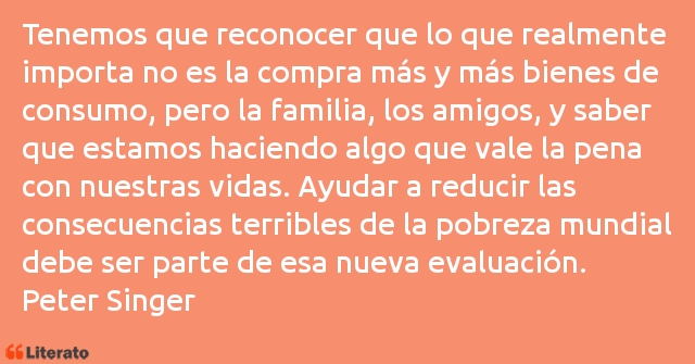 Frases de Peter Singer