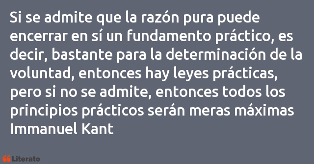 Frases de Immanuel Kant