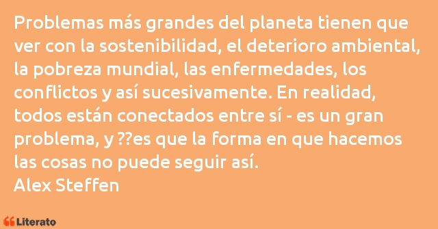 Frases de Alex Steffen