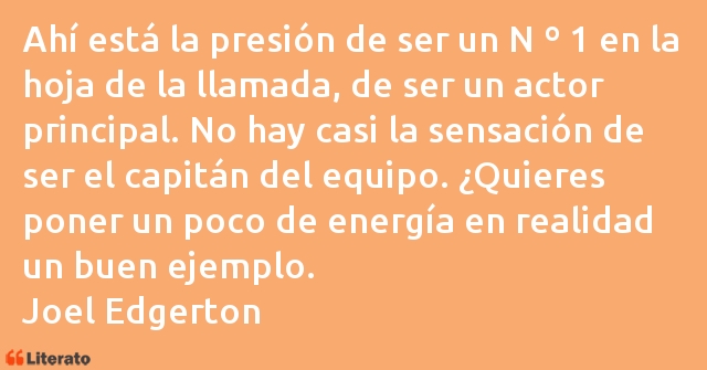 Frases de Joel Edgerton