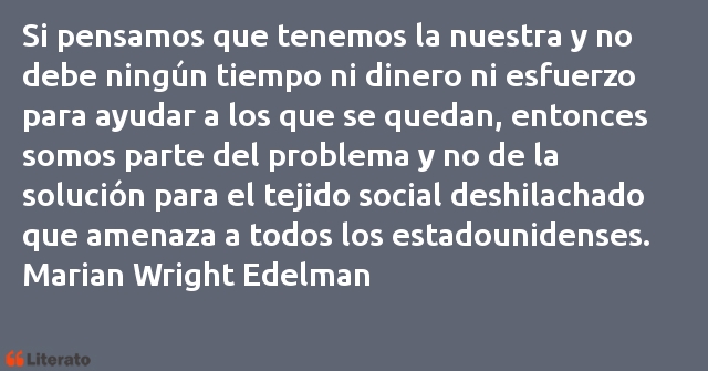 Frases de Marian Wright Edelman