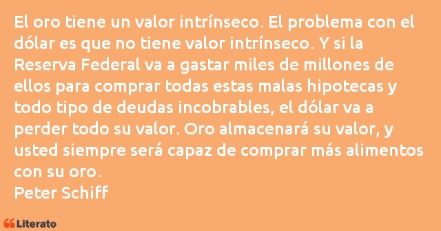 Frases de Peter Schiff