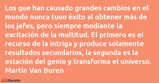 Frases de Martin Van Buren