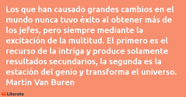 Frases de Martin Van Buren
