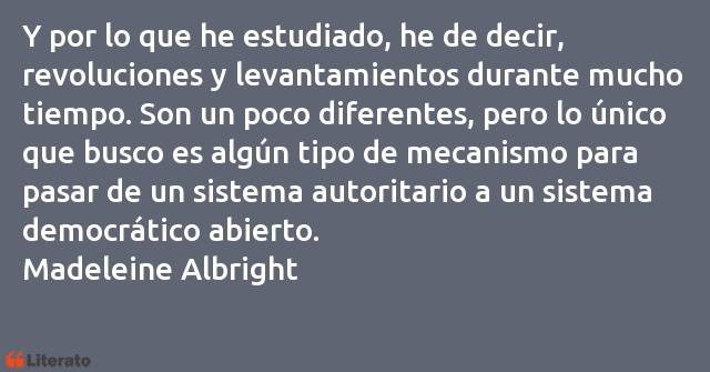 Frases de Madeleine Albright