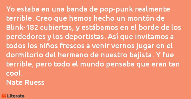 Frases de Nate Ruess