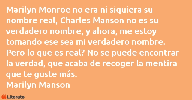 Frases de Marilyn Manson