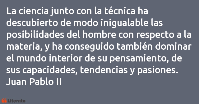 Frases de Juan Pablo II