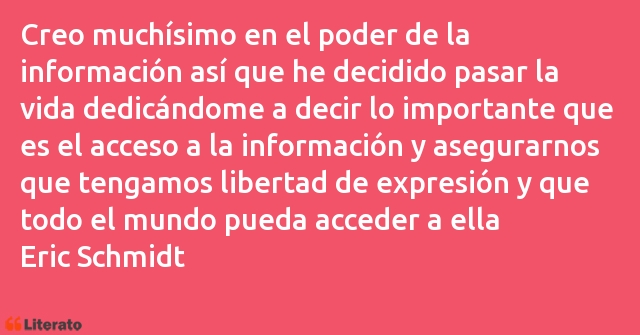 Frases de Eric Schmidt