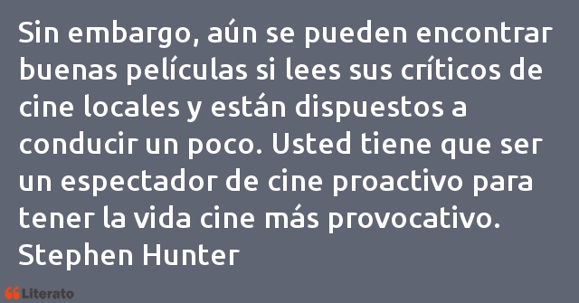 Frases de Stephen Hunter