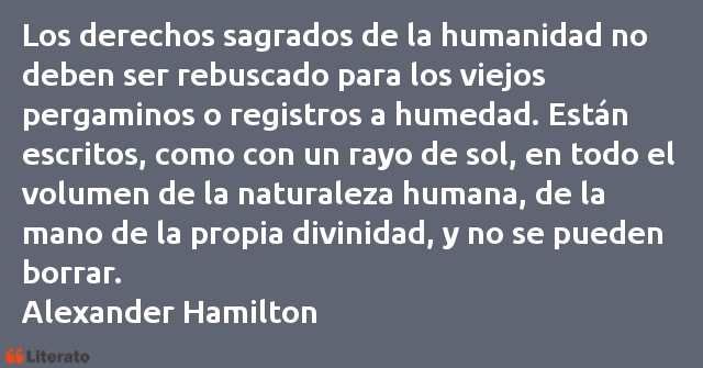 Frases de Alexander Hamilton