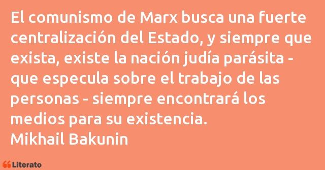 Frases de Mikhail Bakunin