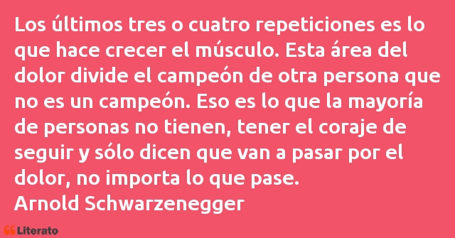 Frases de Arnold Schwarzenegger