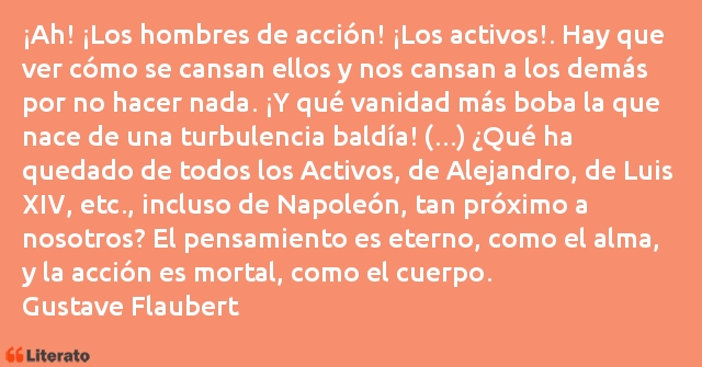 Frases de Gustave Flaubert