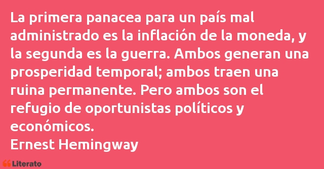 Frases de Ernest Hemingway